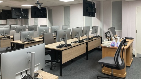 interior of eLearning Suite at the Clinical School