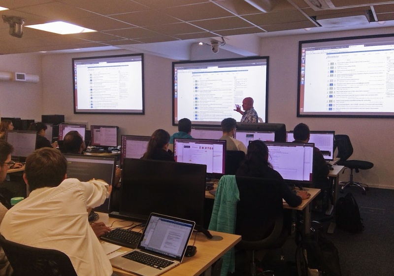 Interior of the Research Informatics Training Room